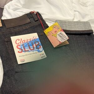 Naked & Famous Denim Classic Blue Skinny Jeans